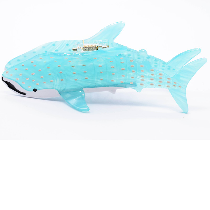 New Vintage Plastic Heart Shark Hair