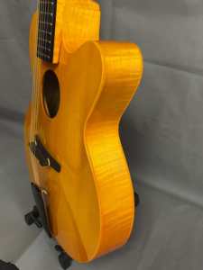 Yunzhi hecho a mano 3A guitarra <span class=keywords><strong>de</strong></span> <span class=keywords><strong>Jazz</strong></span> <span class=keywords><strong>de</strong></span> arce sólido con diapasón <span class=keywords><strong>de</strong></span> ébano mejor producto acústico - Product Image 5