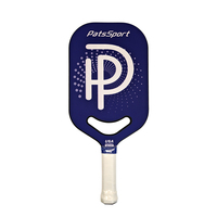 Nouvelle Arrivée 2025 – Raquette de Pickleball Thermoformée Gen4 en Fibre de Carbone Sans Bordure, Logo Personnalisé, Air Throat, Épaisseur 14mm, Entraînement
