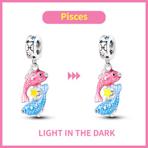 Abalorios Colgantes de Cobre Esmaltado con los 12 Signos del Zodíaco, Joyería Colorida con Horóscopo, Ideal para Pulseras, Regalo de Astrología para Cumpleaños de Mujer - Product Image 5