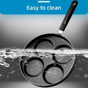 Utensilios utensilios de cocina pastel jamón sartenes sin aceite-humo parrilla sartén olla de cocina antiadherente tortilla sartén para huevos - Product Image 5