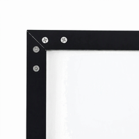 Tableau blanc magnétique mobile pour salle de classe 36x48' avec plateau à marqueurs intégral en verre trempé 4mm et structure en fer robuste