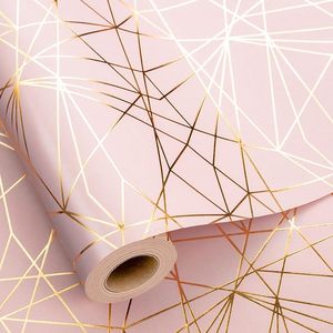 Pink <b>Wrapping</b> <b>Paper</b> 3D Embossed Metallic Shine Stripe Luxury Kraft <b>Paper</b> for Birthday Christmas Wedding Baby Shower Mothers Day - Product Image 2