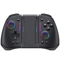 LinYuvo United Travel pour Joy-Con pour manette KS42, bande lumineuse RVB colorée, manettes sans fil gauche et droite