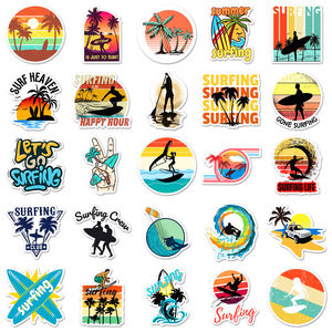 50pcs Factory Wholesale Sports Cartoon Custom <strong>Sticker</strong> Graffiti Decorative <strong>Surfing</strong> <strong>Sticker</strong> - Product Image 3