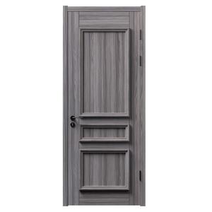 Porte intérieure en bois massif, design minimaliste, isolation phonique, surface finie, pour salon, chambre, bureau - Product Image 2