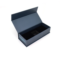 Tiroir de boîte à couvercle rabattable magnétique en panneau rigide de luxe personnalisé Boîte cadeau magnétique en carton coulissante avec inserts en EVA pour emballage de cadeaux