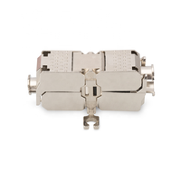 Conector de Terminación LSA Sin Herramientas RJ45 Cat 6A Linkwylan, Acoplador de Extensión de Cable de Red LAN, Totalmente Blindado, Fijable a Panel