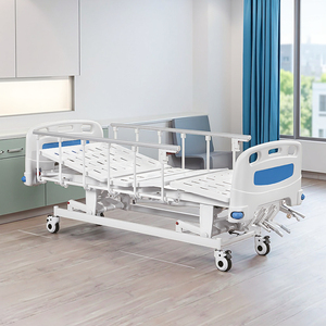Tempat Tidur Pasien Medis Elektrik 3-Fungsi yang Dapat Disesuaikan Secara Manual untuk Rumah Sakit - Product Image 1