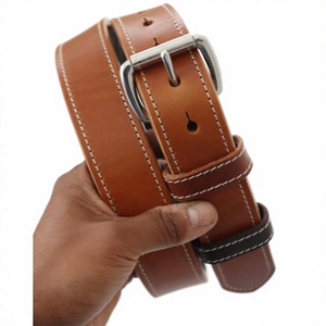 Cinturones Casuales para Hombre con Acabado Antiguo, Hebilla Cuadrada de Acero, Ligeros, Ecológicos, Recubiertos en Negro para Mayor Resistencia, Duraderos, en Oferta - Product Image 2