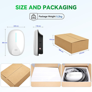 Estación de Carga para Vehículos Gocean con Control por Aplicación Wi-Fi, Nivel 2, 1 Fase, 7kw, Carga Rápida AC, GBT 32A, Estación de Carga EV Portátil para el Hogar - Product Image 5