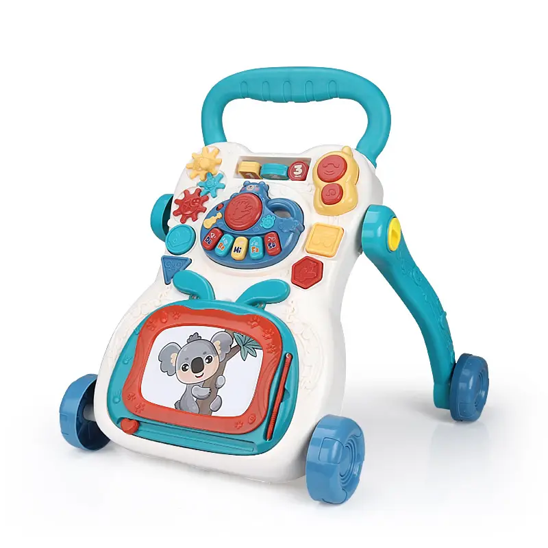 Groothandel Van Educatief Plastic Rollator Speelgoed Met Magnetische Tekentafel Musical Voor Baby Leren Lopen