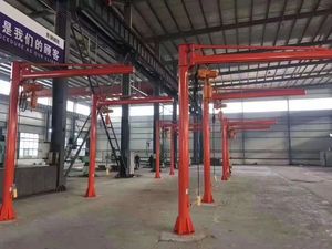 Grúa de pilar tipo <span class=keywords><strong>BZN</strong></span> Anbo de 0.1 a 1 tonelada, giratoria 360 grados, montada en el suelo, con componentes PLC y 1 año de garantía - Product Image 2