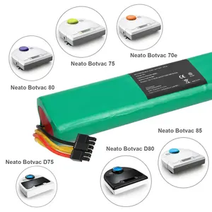 Kaliteli 12v 4000mah/3500mAh sc nimh pil paketi vakum Neato için Botvac D 75 75 80 85 D75 D80 D85