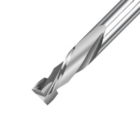 Fraise à carbure 1/4 1/2 3/8, fraise de fraisage 2F à compression ascendante et descendante, fraise de défonceuse CNC pour le travail du bois/ACP/MDF/contreplaqué