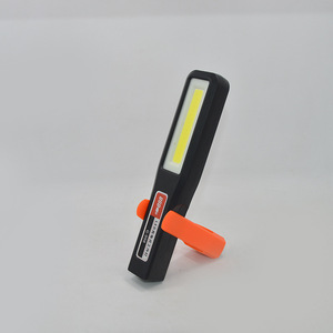 Lampe de travail COB rechargeable, corps en plastique noir, éclairage rouge, portable, pour réparation d'urgence - Product Image 3