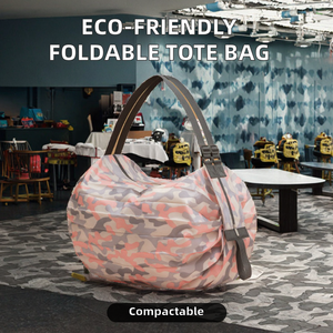 Foldable Reusable Grocery packs Classic Eco-Friendly Folding Shopping Tote Waterproof Cloth Recycle Groceries for Food Fits - Product Image 2