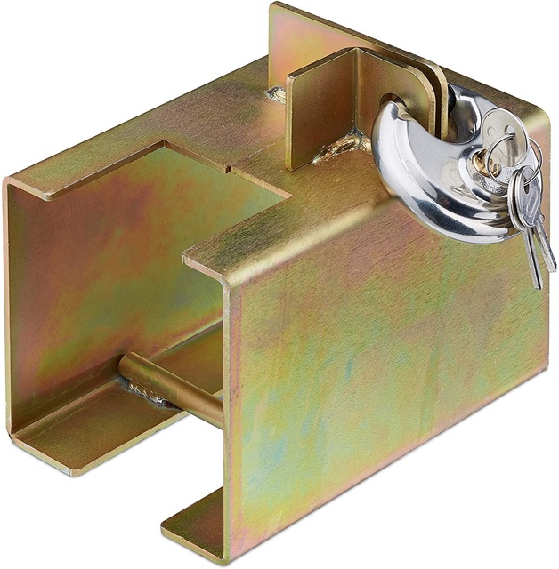 Anti-Theft Security Trailer Hitch Lock Trailer Coupling Lock with Padlock
