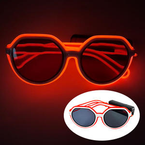 משקפים אור הוביל משקפיים עיצוב ייחודי חדש חידוש זוהר ניאון זוהר משקפיים עבור מסיבות סיום בית הספר - Product Image 4