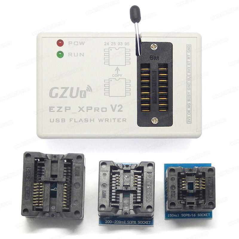 New GZUT EZP_XPro V2 IC Chips Programmer with SOP8 Adapter Socket ...