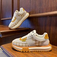 Baskets décontractées pour hommes, style rétro, à plateforme, basses, en maille légère et épaisse, rehaussantes, à lacets, pour l'été et la course