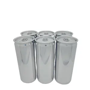 FRD Recyclable Sleek Soft Soda Energy Drink Juice Aluminum Beverage Cans Empty Seal Can