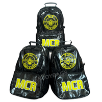 Sac à dos de cheerleading bleu royal personnalisé avec nom et logo d'équipe pour filles, idéal pour la danse et la gymnastique