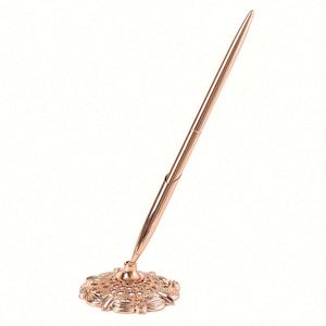 Stylo bille en métal personnalisé pour banque, hôtel, usage de bureau, impression de logo personnalisée, cadeau promotionnel idéal - Product Image 4