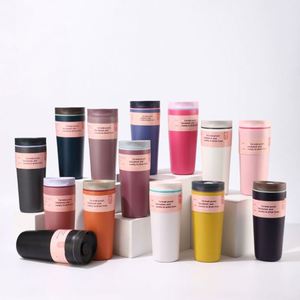 Modern Outdoor Portable <b>Double</b>-Layer 304 Stainless Steel Thermos Cup Large Capacity 6-12 Hours Thermal Insulation Vacuum - Product Image 1