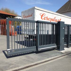 Portes coulissantes automatiques en aluminium télescopiques à 3 panneaux de conception moderne - Product Image 6