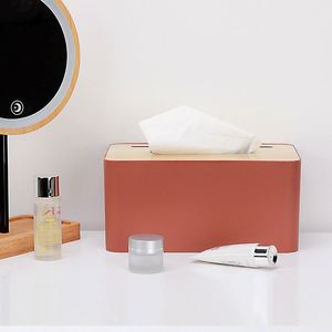 Boîte à mouchoirs en bois sécurisée et pratique pour la décoration de la maison - Product Image 4