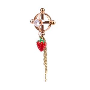 Pendentif de téton féminin QKKQ, pinces à téton fraise, clips à vis, accessoire mammaire, jouet pour tétons pour femmes - Product Image 4