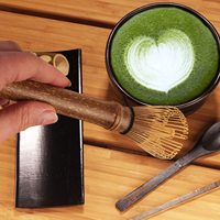 En stock, exportation au Japon, fouet à matcha artisanal en bambou, accessoires pour matcha, Chasen, emballage en boîte Kraft 100, fouets à matcha en bambou