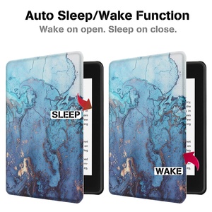 Étui de protection en cuir PU imprimé sur mesure avec sangle de transport pour Kindle Paperwhite 11e génération - Product Image 5
