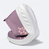 2025 nouvelles dames femmes décontracté sans lacet mocassins respirant tricot chaussures de marche baskets légères chaussures pour femmes