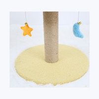 Arbre à chat en peluche polaire en forme de nuage, lit pour chat, griffoir, jouet, plateforme de saut pour chat, amovible, multifonctionnel pour animaux de compagnie