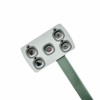 Clavier à membrane tactile LED fiable, auto-adhésif, personnalisé, imprimé sur écran, industriel, PET, certifié ISO9001:2015, FLEXKYS