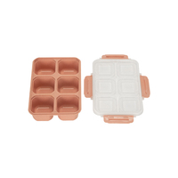 Boîte à lunch bento empilable de haute qualité à 6 compartiments, réutilisable, pour la préparation des repas, avec logo personnalisé pour adultes et enfants
