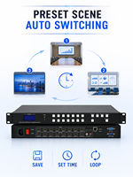 Commutateur matriciel métallique Hardrock 8 entrées 8 sorties 4K 30Hz pour intégration AV professionnelle avec contrôle IR RS232 LAN mobile 1.4 300MHz