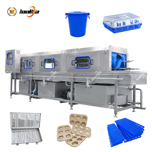 Lonkia Industrial Bakery Tray Clean <strong>Machine</strong> <strong>Egg</strong> Tray Washer Chicken Cage Pan Basket Tunnel Wash <strong>Machine</strong> - Product Image 3