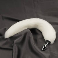 Queue de chat portable en alliage d'aluminium, plug anal réaliste en fourrure artificielle, 100% étanche, jouet anal pour femme, couleur personnalisable, rôle BDSM