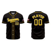 Équipes sportives Adultes et enfants Sublimation personnalisé Baseball Jersey avec logo personnalisé et nom personnalisé
