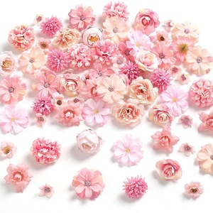 20 pz/sacchetto Teste di Fiori Artificiali Rosa, Peonie, Margherite, Rose per Ghirlande Artigianali, Matrimoni, Feste, Decorazioni Fai da Te per la Casa - Product Image 5