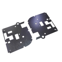 Plaque d'isolation résistante à la chaleur en époxy, découpée avec précision par gravure et perçage CNC de haute précision pour les postes de transformation électriques