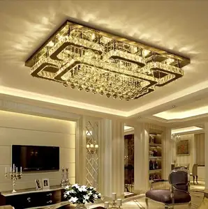 Lustre de cristal moderno para teto, sala de estar, teto, prata, para quarto, led, luminárias de cristal para sala de jantar, cozinha