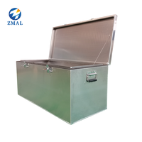 Remorque de camion UTE rectangulaire en aluminium étanche bon marché Surface lisse ouverture par le haut accessoire armoire à outils pour camions mallettes à outils
