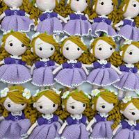Multi Pretty Crochet Princess Dolls Mermaid Doll Jouets faits à la main pour enfants Amigurumi Princess Baby Toys Amigurumi Doll