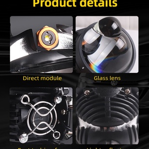 Factory OEM ODM 2.5 Inch S8L Bi Led <b>Projector</b> Lens Headlight 45w 6000k 4300K 3000K H4 H7 9005 Car Automotive <b>Lamp</b> Retrofit Kits - Product Image 3