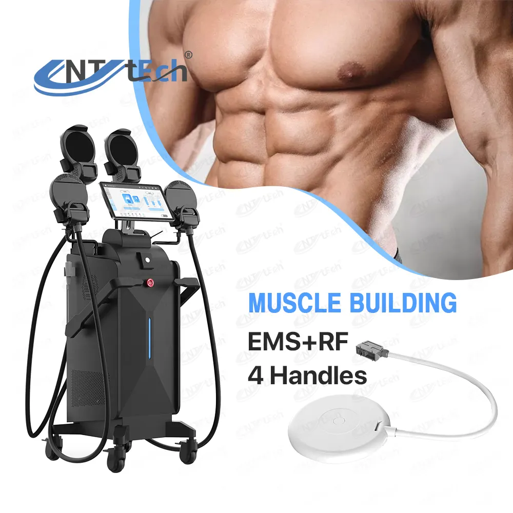 2022 Most popular 4 handles 12 teslas ems slimming neo rf muscle building body sculpting sculpture machine for sale