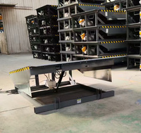 Niveleur de quai fixe avec surface antidérapante, plateforme de chargement hydraulique pour la manutention de conteneurs par chariot élévateur